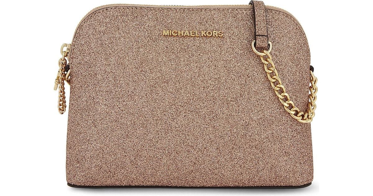 MICHAEL Michael Kors Alex Large Glitter Crossbody Bag Lyst